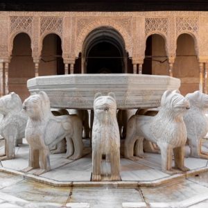 Patio de los Leones in the Nasrid Palaces