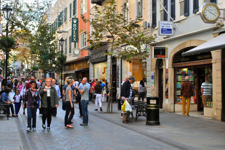 Main Street, la calle principal de Gibraltar