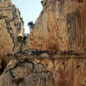 The footbridge of the Caminito del Rey