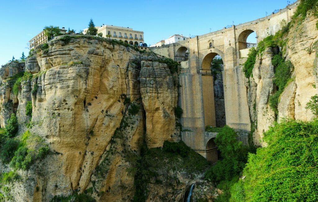 Nouveau pont, la gorge de Ronda