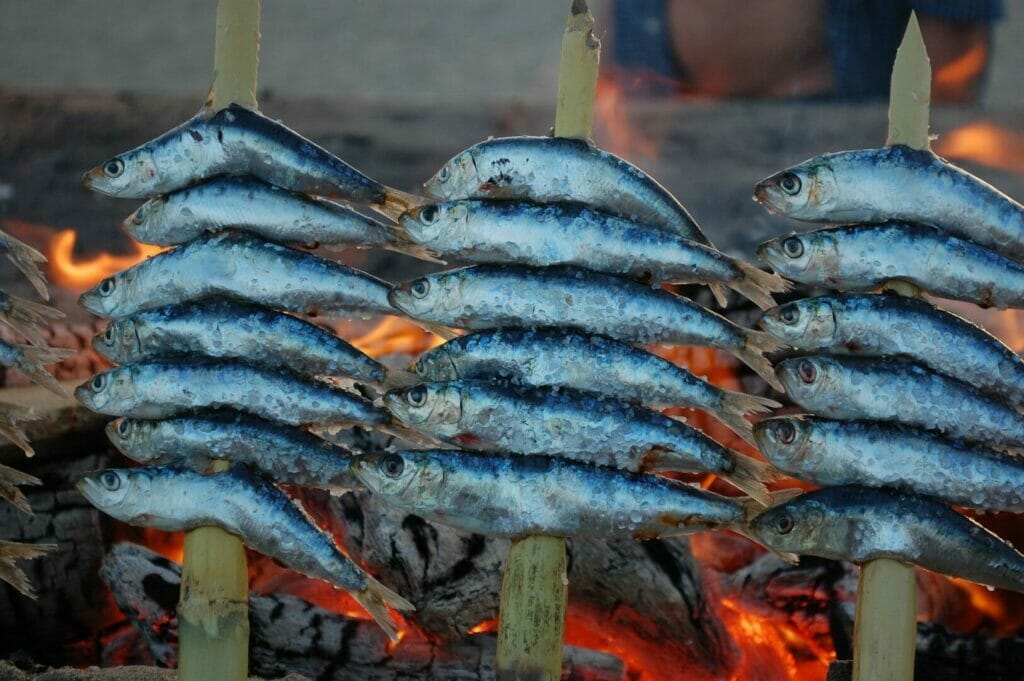 Espeto de sardinas