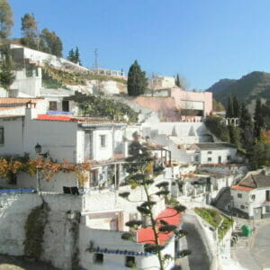Barrio de Sacromonte en Granada