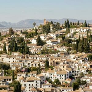 Barrio del Albaicín en Granada