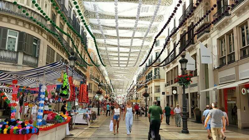 Larios Street Malaga Fair 2023