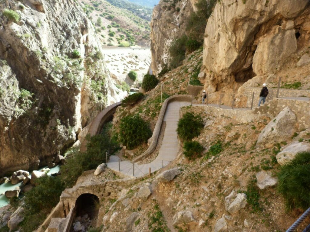 Les escaliers en chocolat du Caminito del Rey