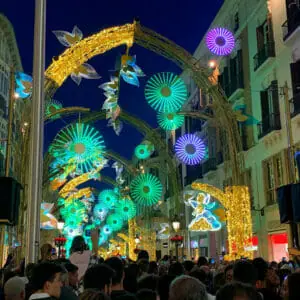 Luces de navidad en malaga