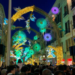 Luces de navidad en malaga