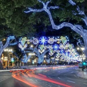 Luces de navidad en malaga
