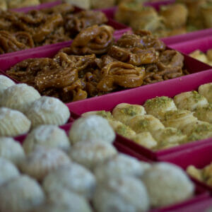 handmade arab sweets from morocco