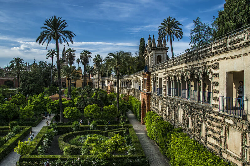 Game of Thrones Route in Andalusia, the Alcazar Gardens in Seville