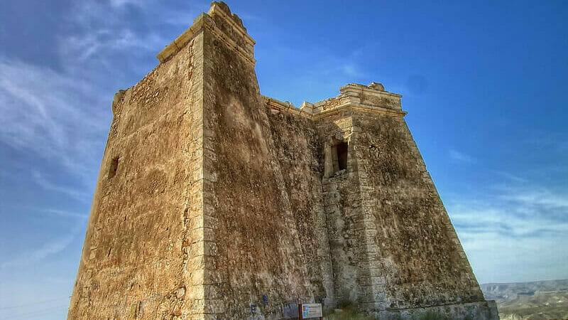 Mesa Roldan Tower in Cabo de Gata