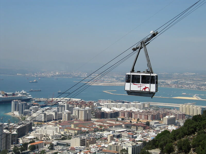 How much does the Gibraltar Cable Car cost?