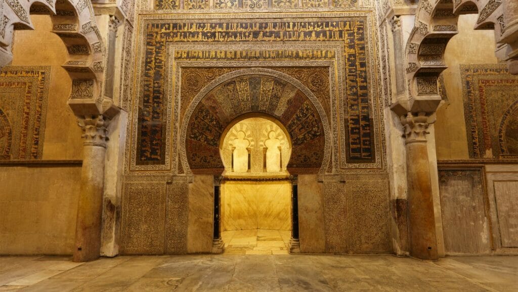 Teile der Moschee von Cordoba: Der Mihrab der Moschee