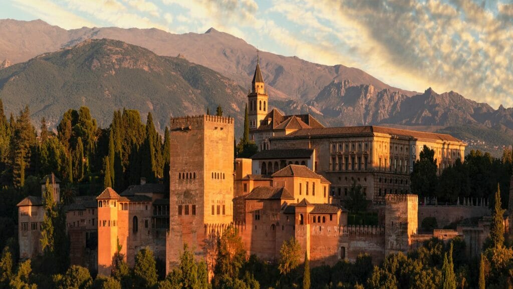 Die Sonnenuhr ist eine der Legenden und Kuriositäten der Alhambra in Granada.