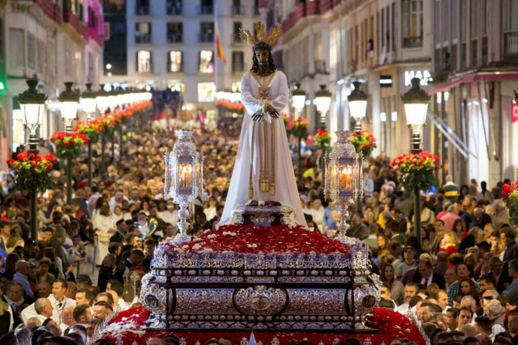 The captive in Holy Week in Malaga