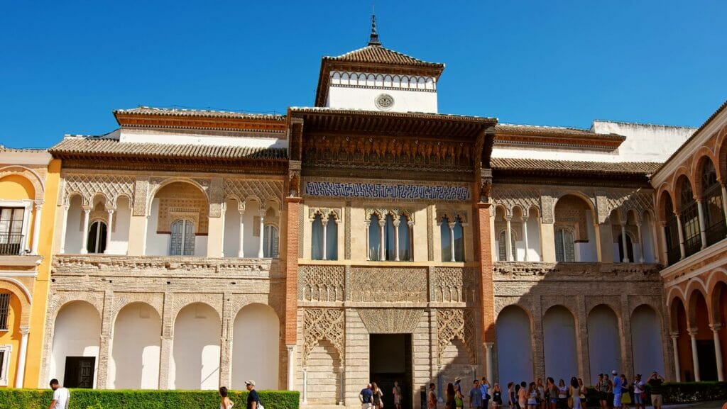 der Alcázar von Sevilla, der Palast von Peter dem Ersten