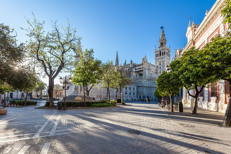 santa cruz neighbourhood in Seville