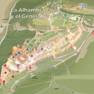 mapa alhambra senales