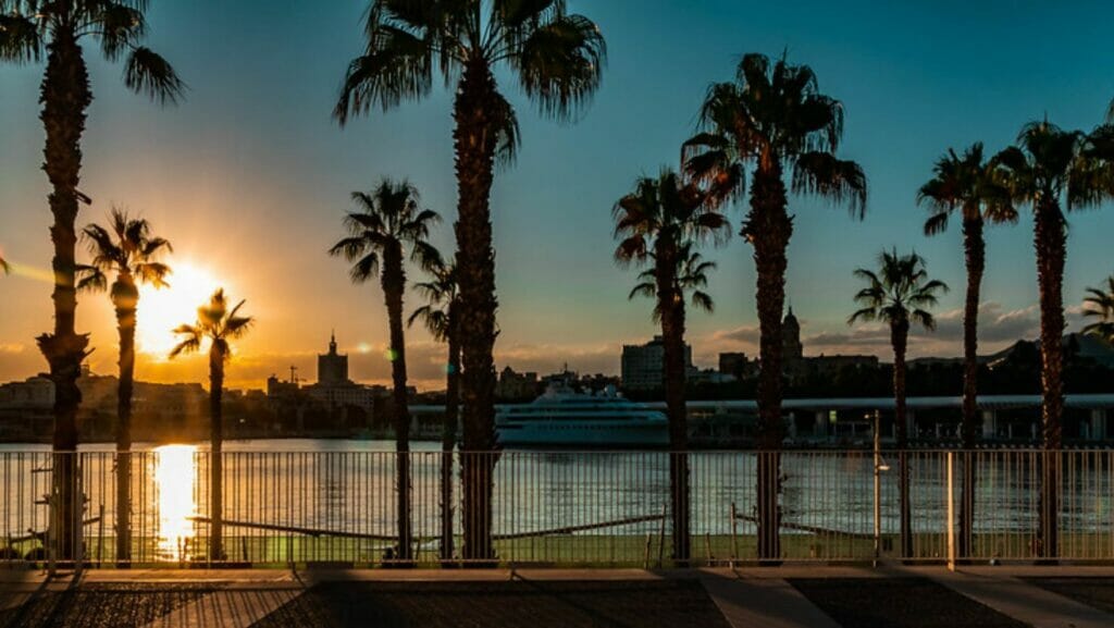 mejores atardeceres en Málaga