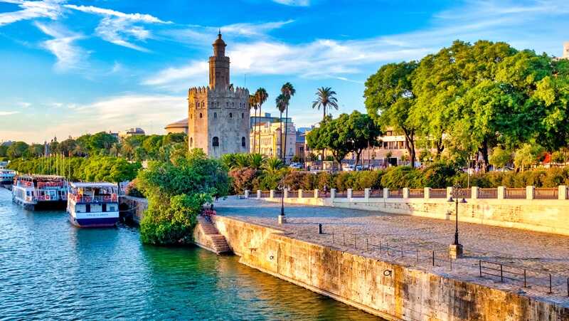La Torre del Oro : Que voir à Séville 1 Tour d'or de Séville
