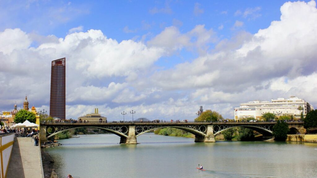 triana bridge in seville