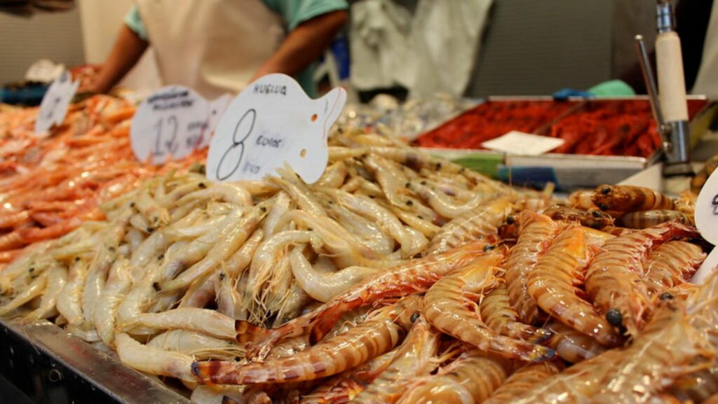 mercado atarazanas mariscos