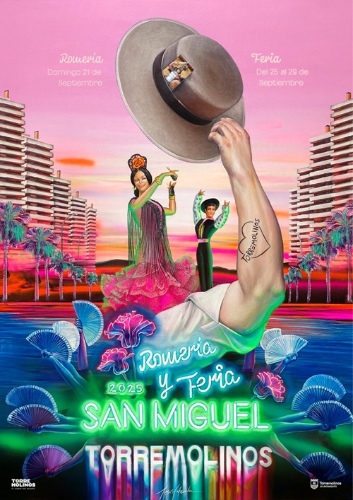 Feria de Torremolinos 2025: Feria de San Miguel 2 Cartel Feria San Miguel torremolinos 2025