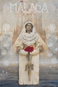 Affiche officielle de la Semaine Sainte à Malaga 2025