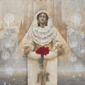Cartel oficial de la Semana Santa de Málaga 2025