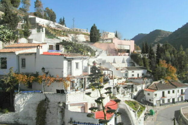 Barrio de Sacromonte en Granada