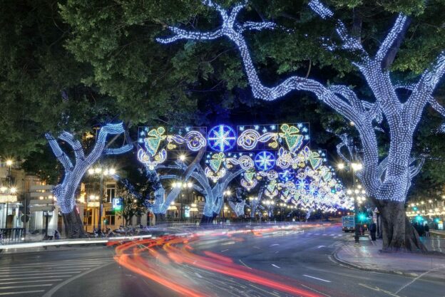 Luces de navidad en malaga