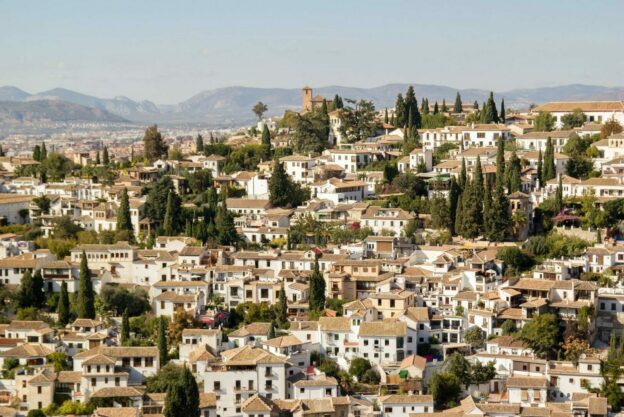 Viertel Albaicín in Granada