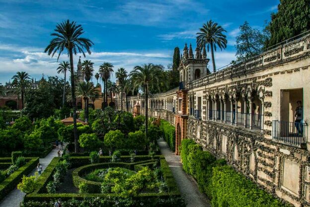 Route de Game of Thrones en Andalousie, les jardins de l'Alcazar à Séville